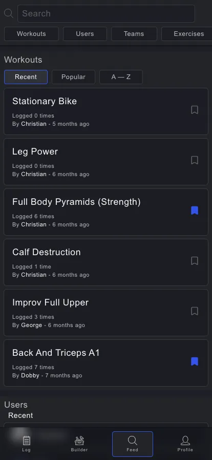 FitSync finder page