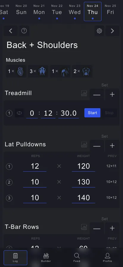 FitSync individual log item